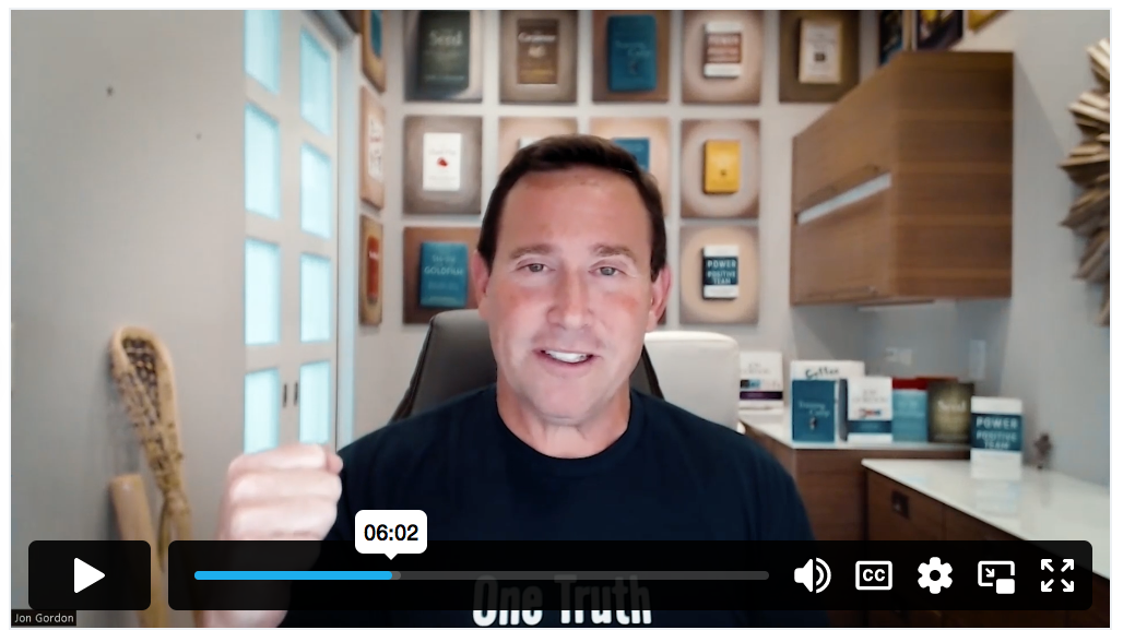 Master Your Mindset With The One Truth Positive University Podcast Jon Gordon